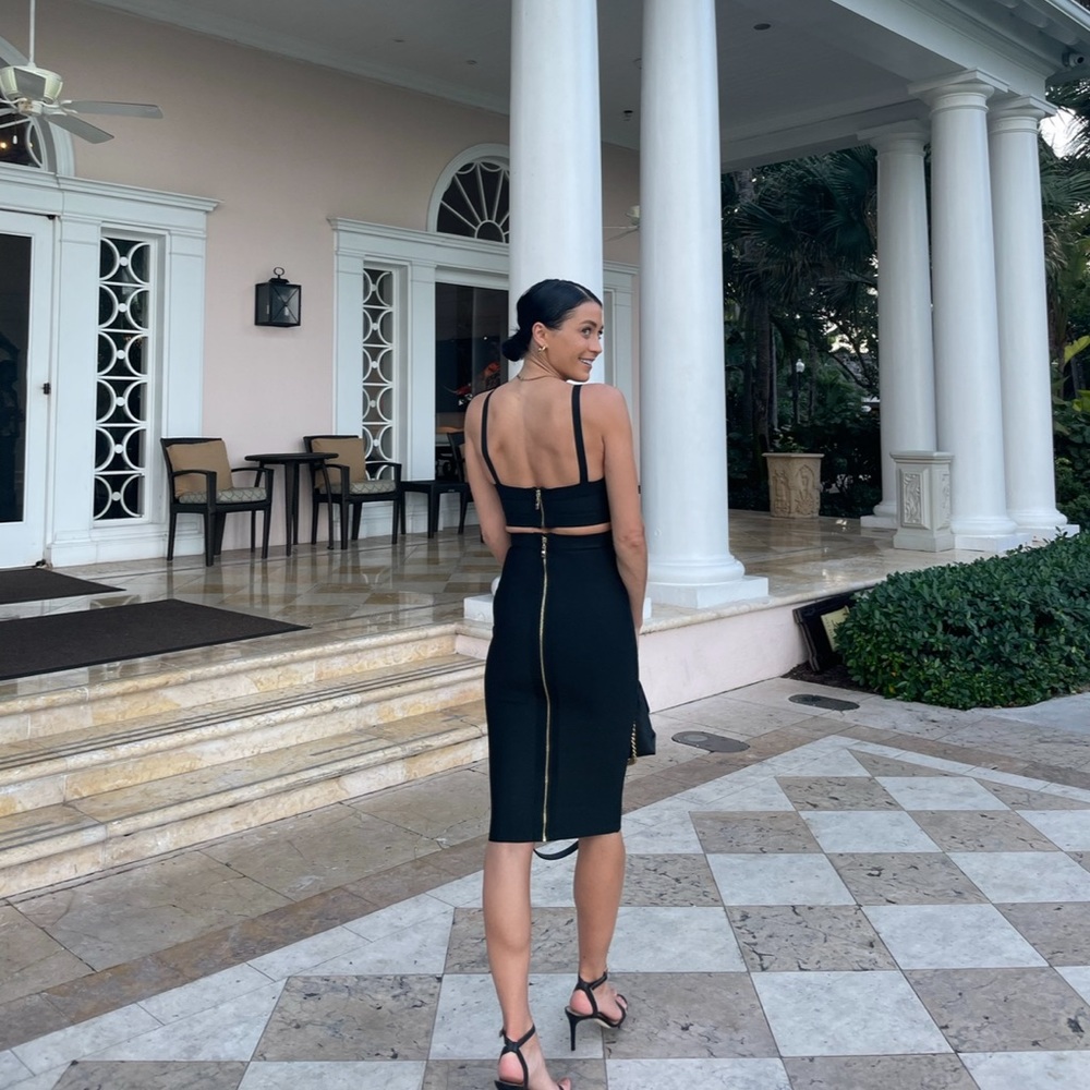 Superdown two piece black skirt set - Picture 2 of 6